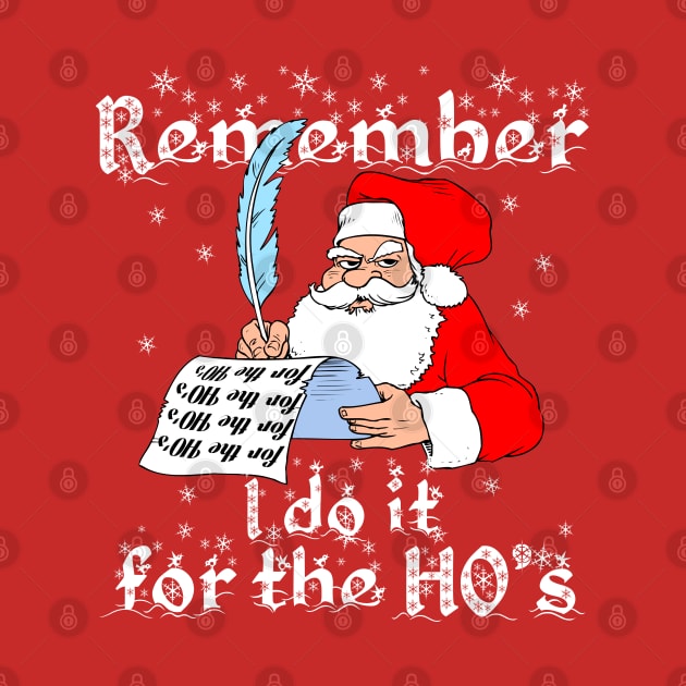 I do it for the HO's Santa remembering himself and writing by alcoshirts