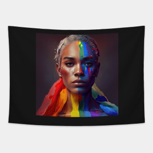 LGBTQ Pride T Shirt - 'INCLUSION' Tapestry