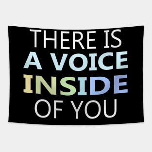 There is a voice inside of you, World Peace Day Tapestry