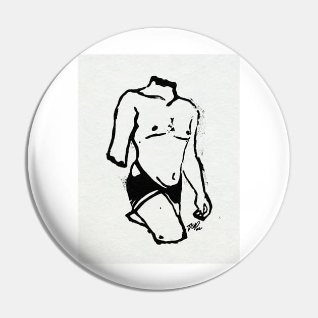 UNAPOLOGETIC FTM Queer Transmasculine Transgender Body Positivity Art Pin by DXTROSE