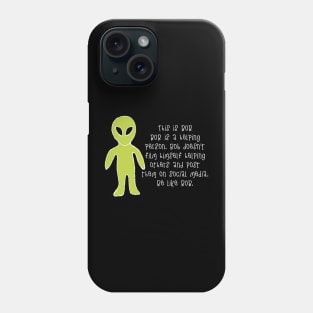 Bob is a helping person Phone Case