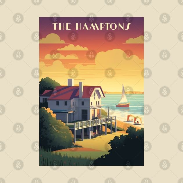 The Hamptons by Retro Travel Design