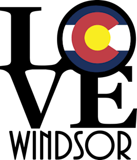 LOVE Windsor Colorado Magnet