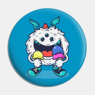 Monster Ice Cream Pin