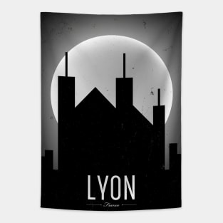 Lyon Poster Design Tapestry