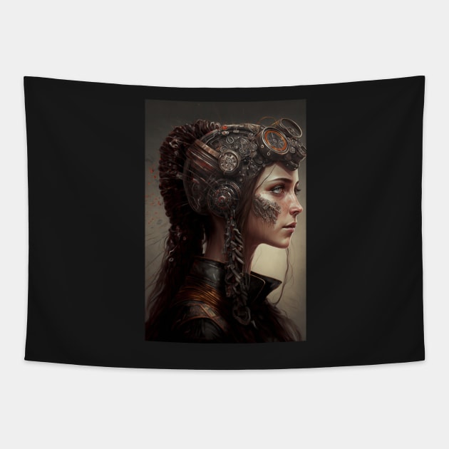 The Ferocious Alien Empress A Punk Warrior Tale of Female Envy Tapestry by styleandlife