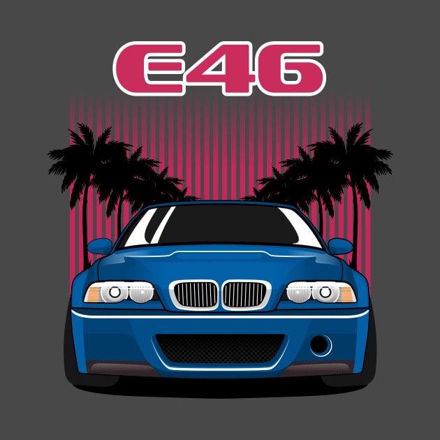 e46 blue bimmer by masjestudio