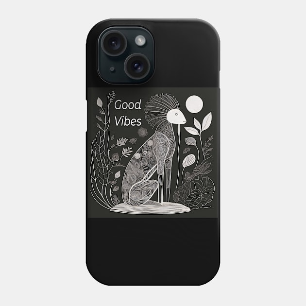 Good vibes Phone Case by Tiberiuss