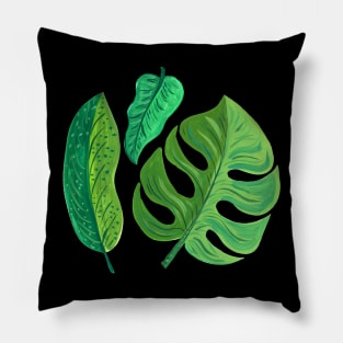 Tropical Leaves #3 Pillow