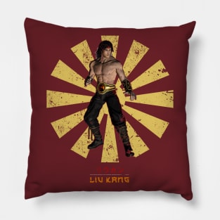 Liu Kang Retro Japanese Mortal Komba Pillow