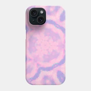 Kaleidoscope Of Pastel Yellow, Pinks and Blue Phone Case