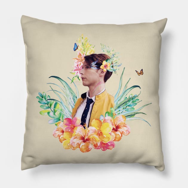 Tropical Dirk Pillow by bansheeinspace