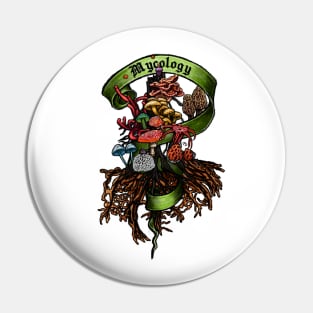 Mycology Nerd Banner Pin