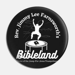 Fletch Lives - Bibleland (White) Pin