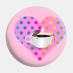 coffee mouse funny Pin