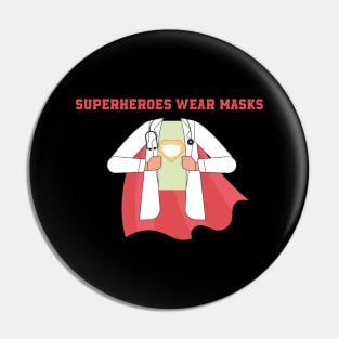 superheroes wear masks Pin