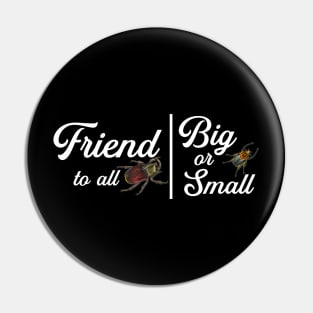 Friend to All Big and Small Insects Pin