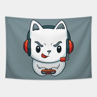 Gamer Cat | Gaming Kitten Tapestry