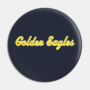 Marquette Golden Eagle Retro Script Pin