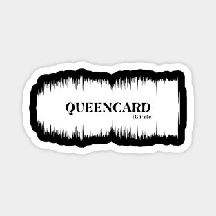 (G)I-dle Queencard Waveform Magnet