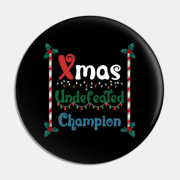 Xmas Undefeated Champion Pin by NICHE&NICHE