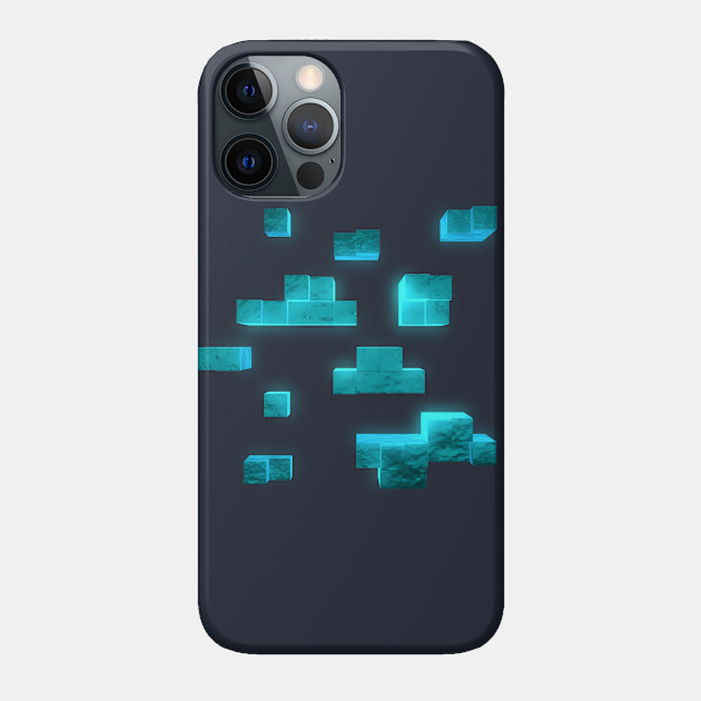 Diamond Ore - 3D - Minecraft - Phone Case