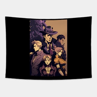 Anime Detective Group Old School Tapestry