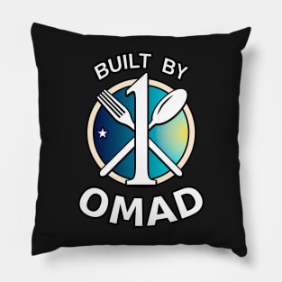 Built By One Meal A Day Pillow