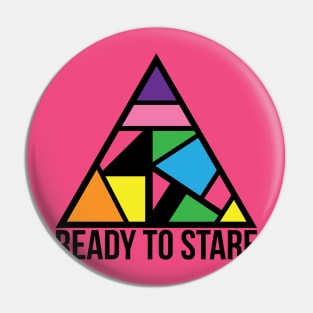 Ready to Stare - Color Logo Pin