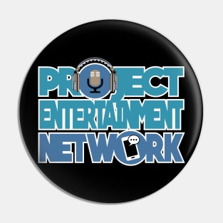 Project Entertainment Network Blue Logo Pin