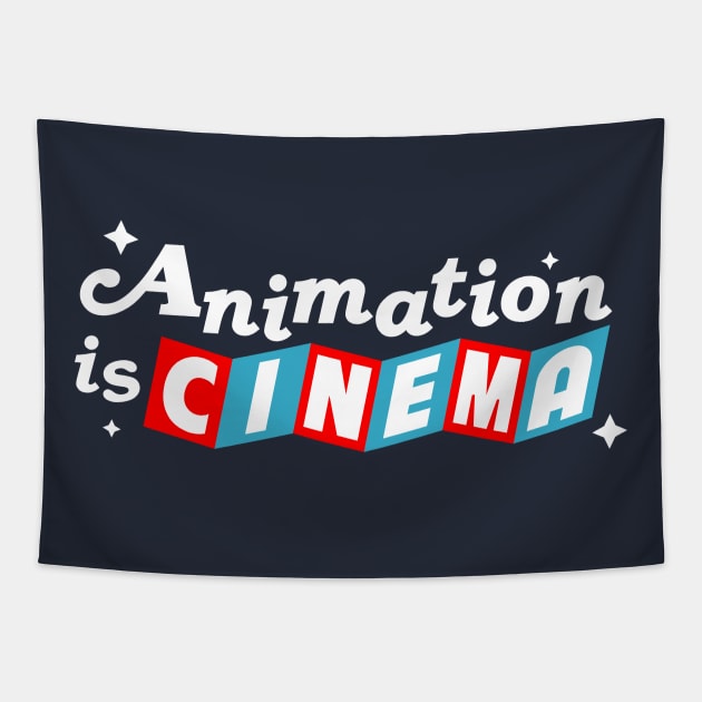 Animation is Cinema Tapestry by Honorary Android 