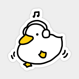 Cute Dancing Duck Magnet