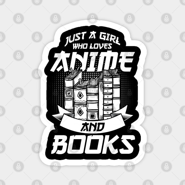 Anime Girl Japanese Animation Anime Gift Magnet by Toeffishirts