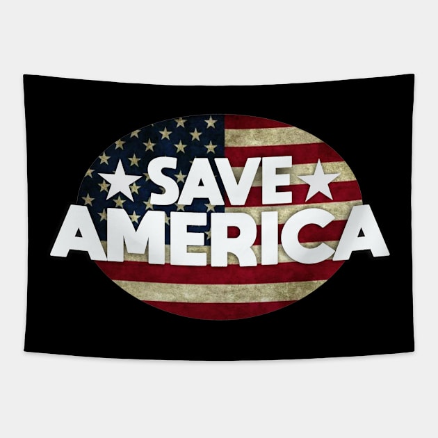Save America Tapestry by Dale Preston Design