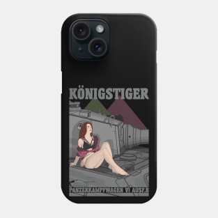 German Tiger 2 heavy tank Phone Case