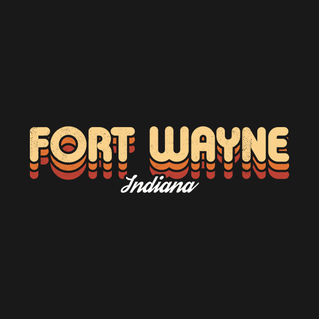 Retro Fort Wayne Indiana by rojakdesigns