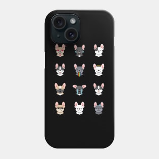 French Bulldog Emoji Phone Case