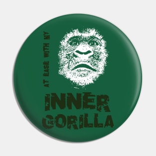 At Ease With My Inner Self Evolution Design Pin