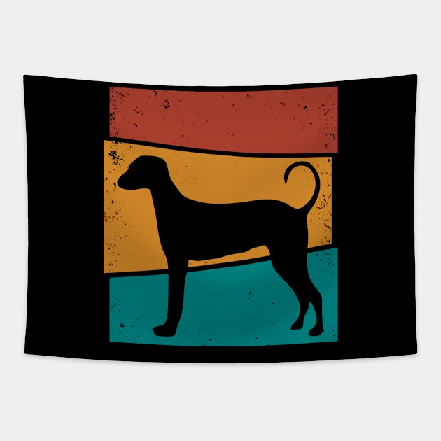 Retro Dog Rajapalayam Tapestry by Shirtjaeger