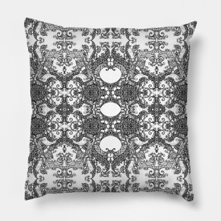 Ornament - Tree of Life - Rebirth - Mehndi Love - White #4 Pillow