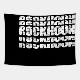 Rockhound- Stacked- Typography- Geology Tapestry