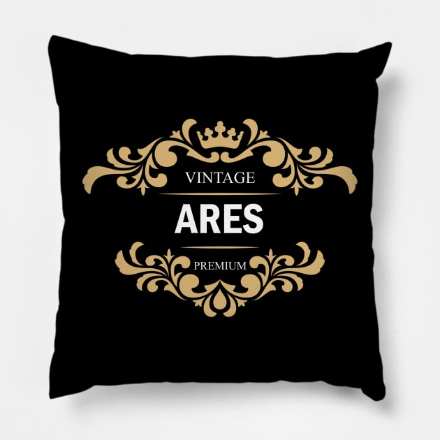 Ares Name Pillow by Polahcrea