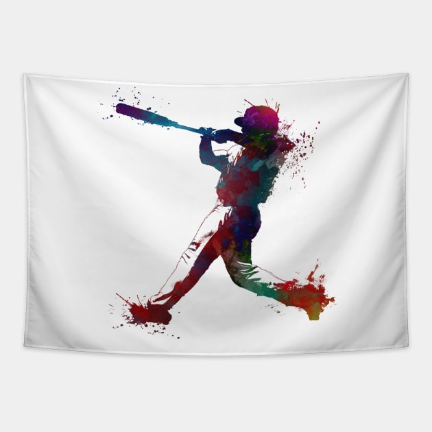 Baseball player #baseball #sport Tapestry by JBJart