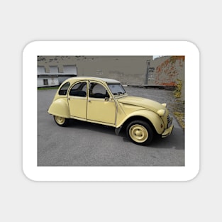 Citroen 2CV 6 yellow 1984 Special Magnet