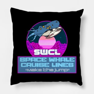 Space Whale Cruise Lines Pillow