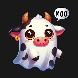 Cute Cow Ghost T-Shirt