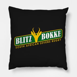 South African Sevens Rugby Blitzbokke Springbok Pillow