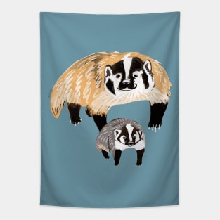 Badger Mommy Tapestry