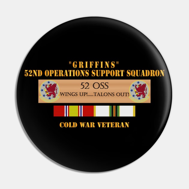 52nd Operations Support Squadron Panel - Griffins w COLD SVC Pin by twix123844