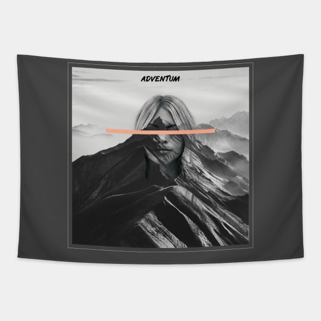 Adventum - Surreal Mountain Tapestry by Adventum Design